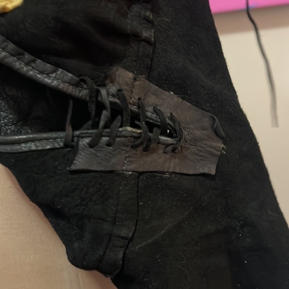 Artemis Leather Halter Top Rose Hand Made Vintage 1970s - Picture 12 of 12